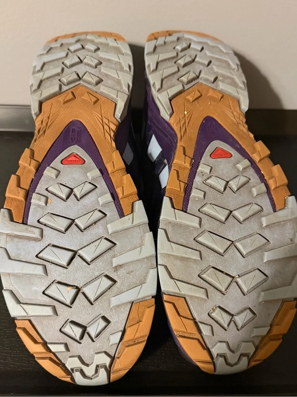 Salomon Navy Blue Purple Trail Running Shoes